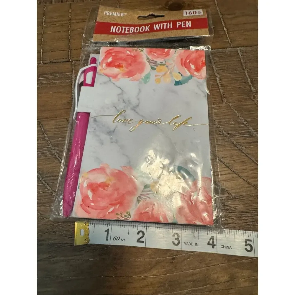 Notebook with Pen “Love Your Life” 160 Pages Premier 6x4
